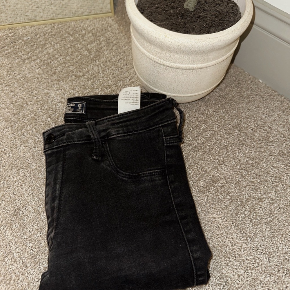 Abercrombie & Fitch Black Skinny Jeans